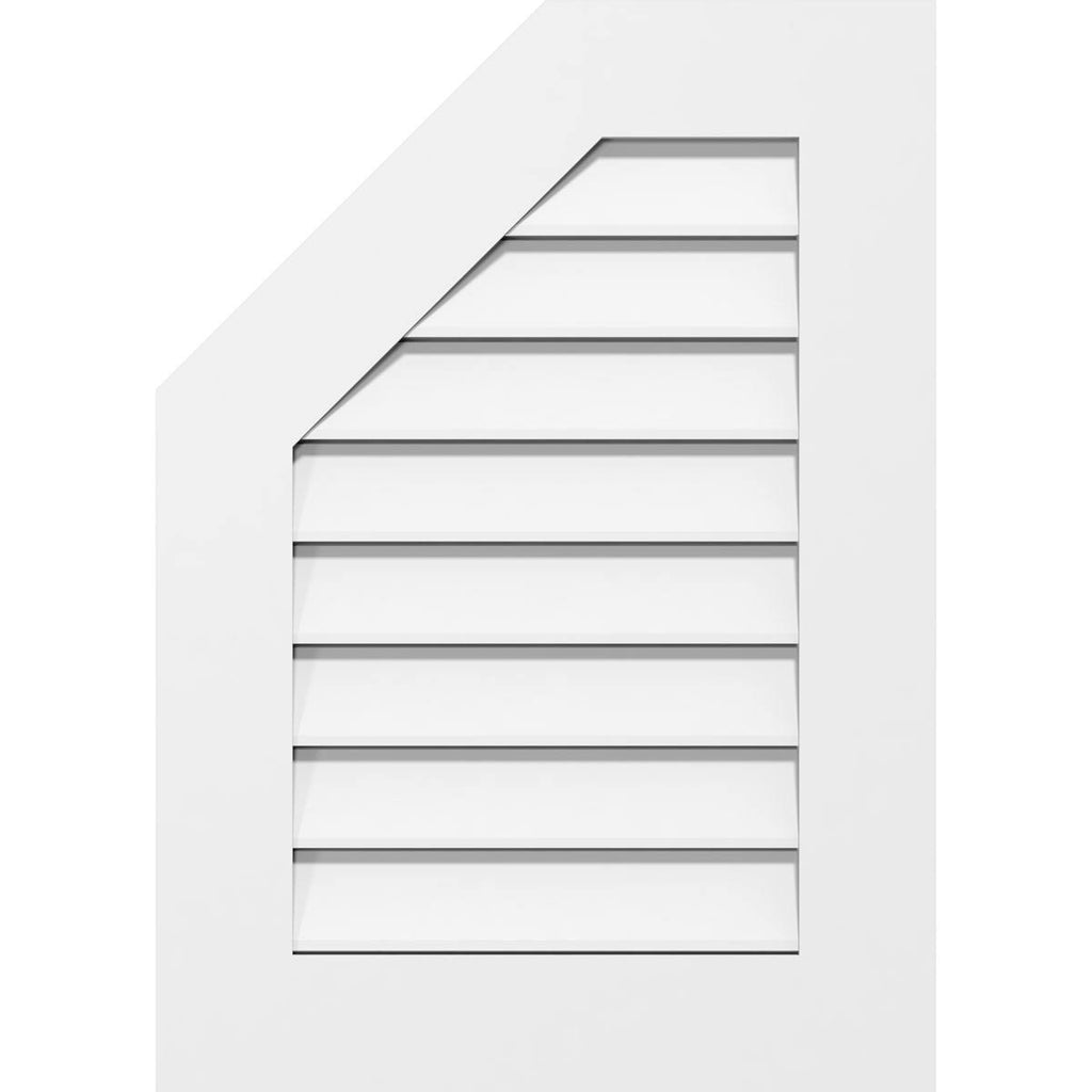 Octagonal Surface Mount PVC Gable Vent L642