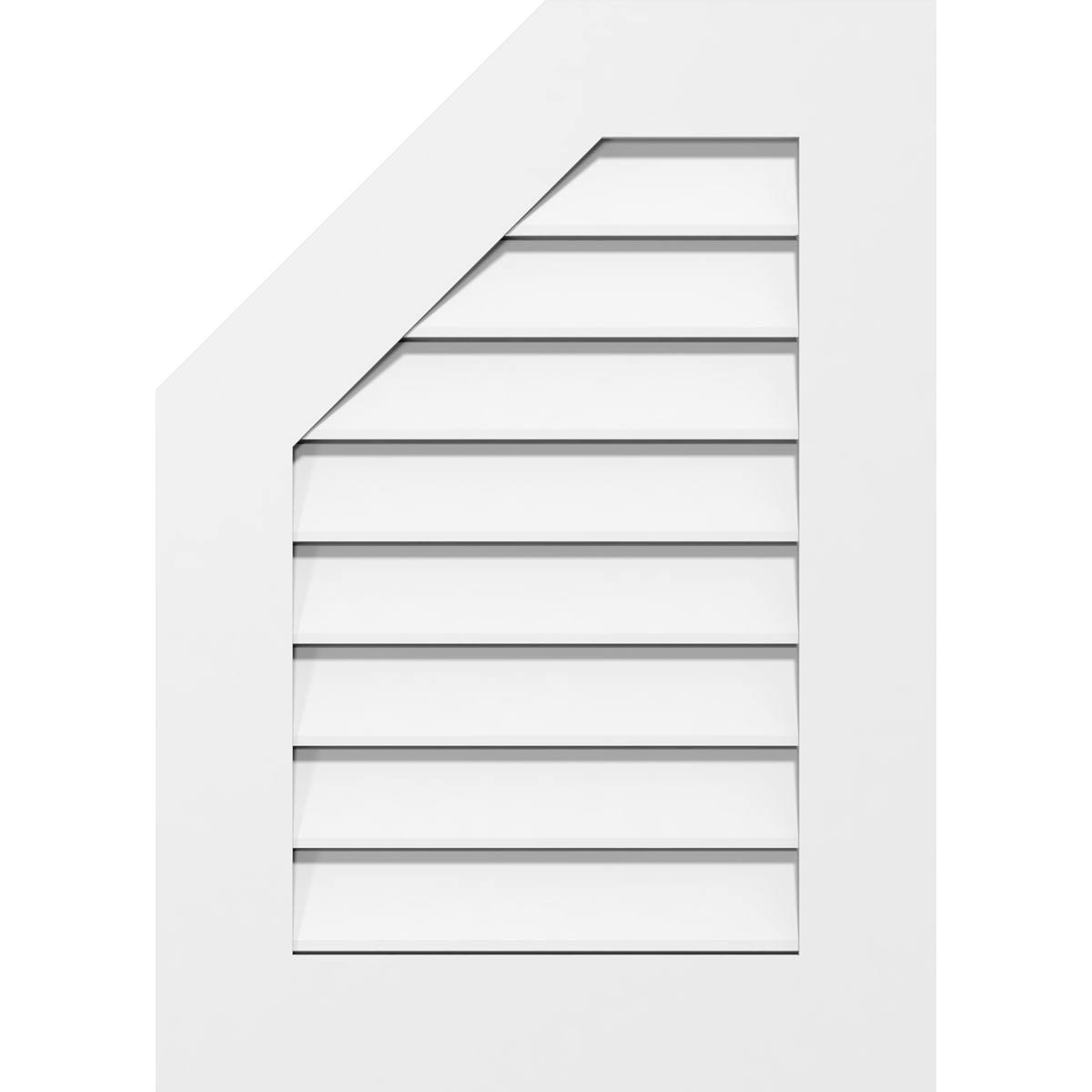 Octagonal Surface Mount PVC Gable Vent L642