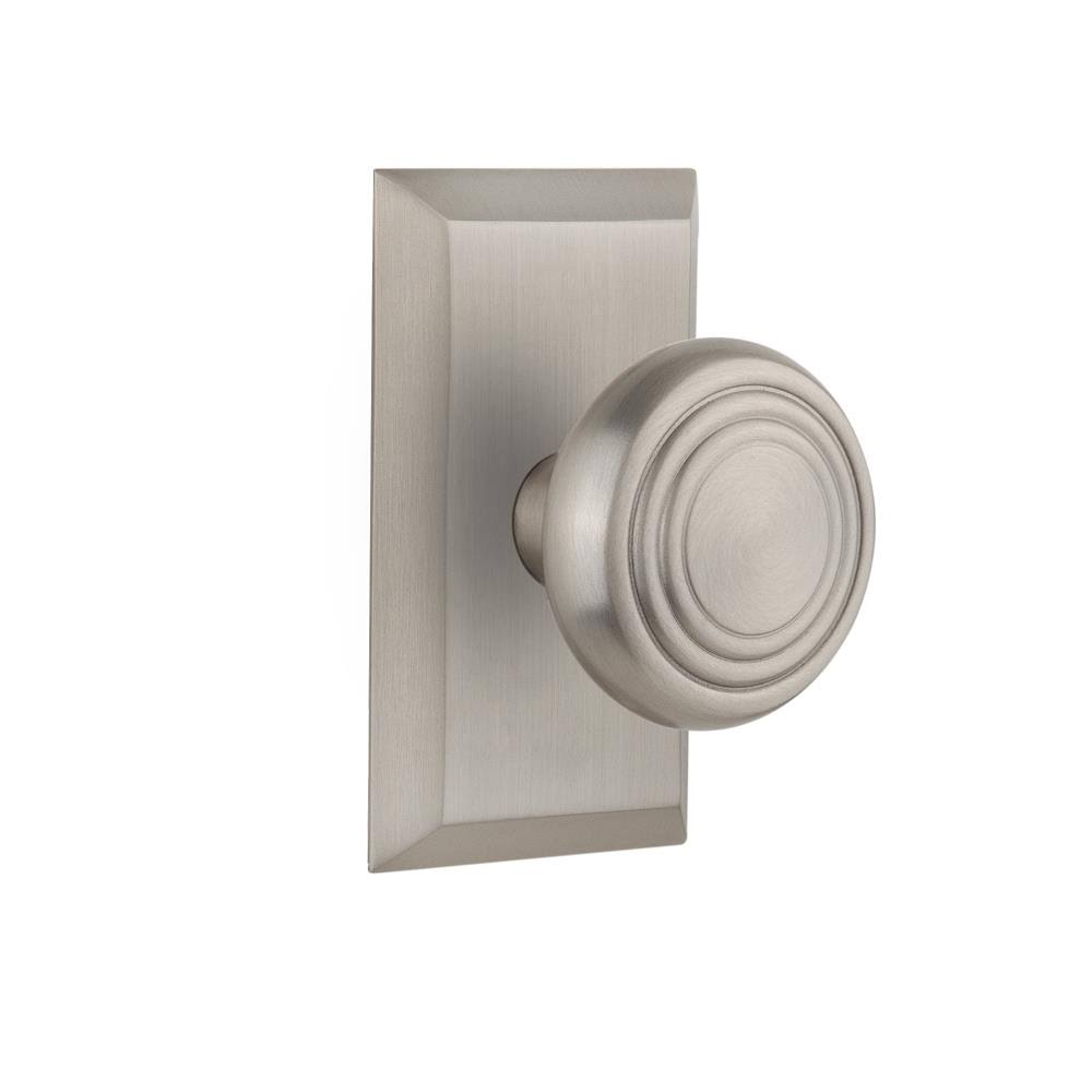 Satin Nickel Privacy Door Knob E694
