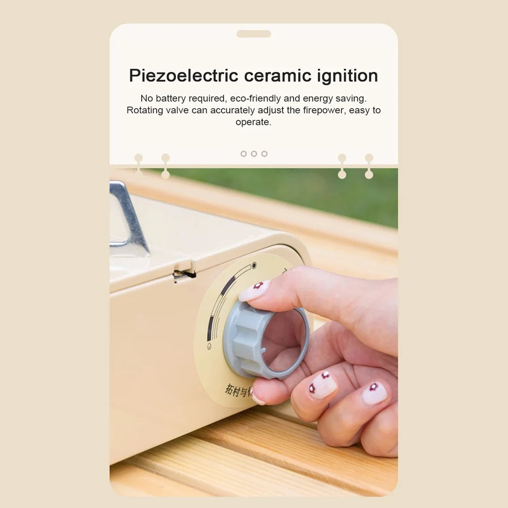 Cassette Portable Gas Butane 2500W with Piezo Ignition P133