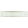 White-Gloss Solid Aluminum Fixed Bar Supply/Return Air Vent Grille A445000