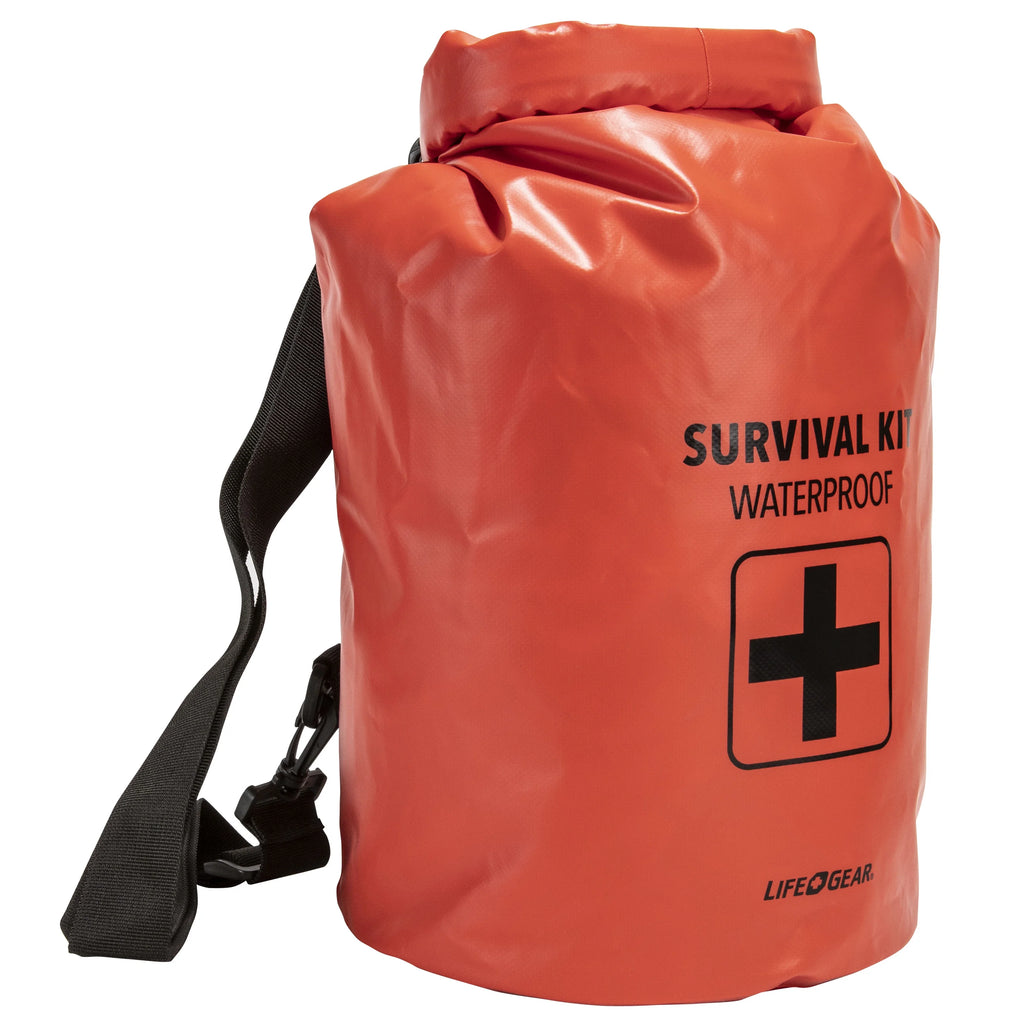 143 Piece Waterproof Emergency Backpack Red Q4430