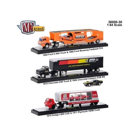 30 3 Trucks Set 1/64 Diecast Models C895528