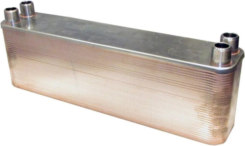 60 Plate Stainless Steel Heat Exchanger with Copper Brazed Ports W731808