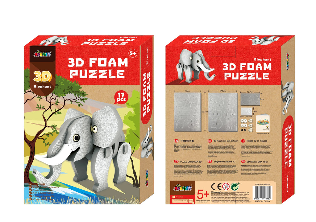 3D Foam Model Art Elephant G36328