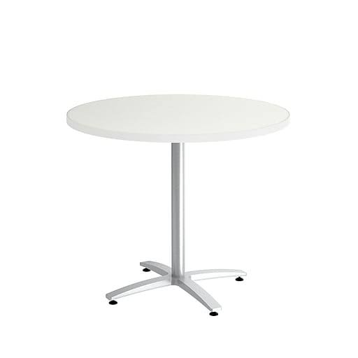 Silver Mesh Laminate Round Table J626