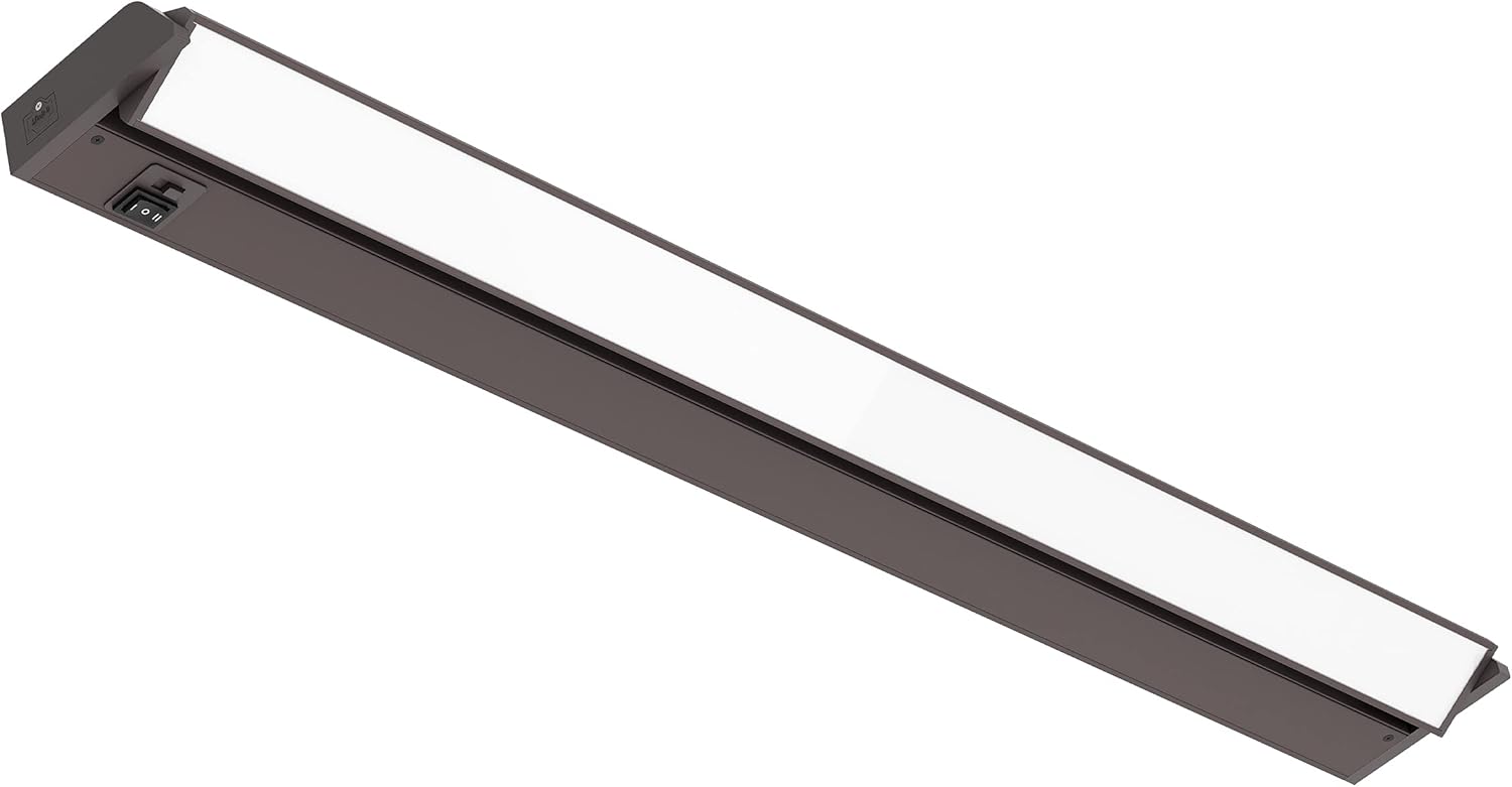 Swivel LED Under Cabinet Light, Dimmable, Hardwired/Plug-in, 18-inch, Pack of 2 M8218