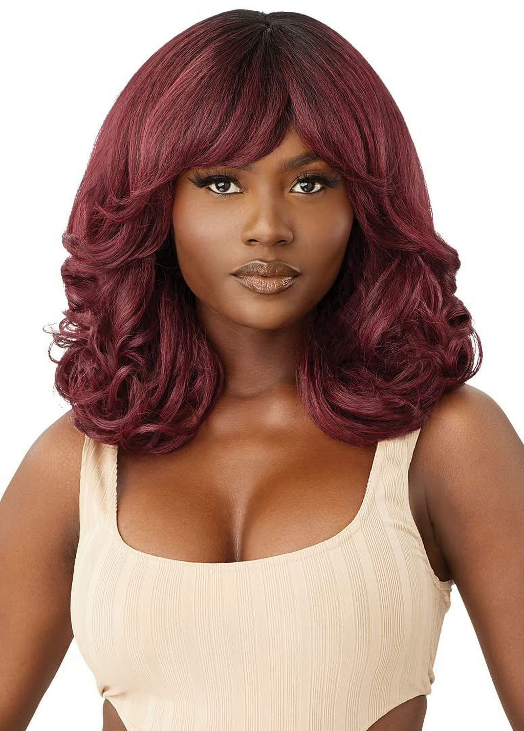 14" DR Brown Wig F958