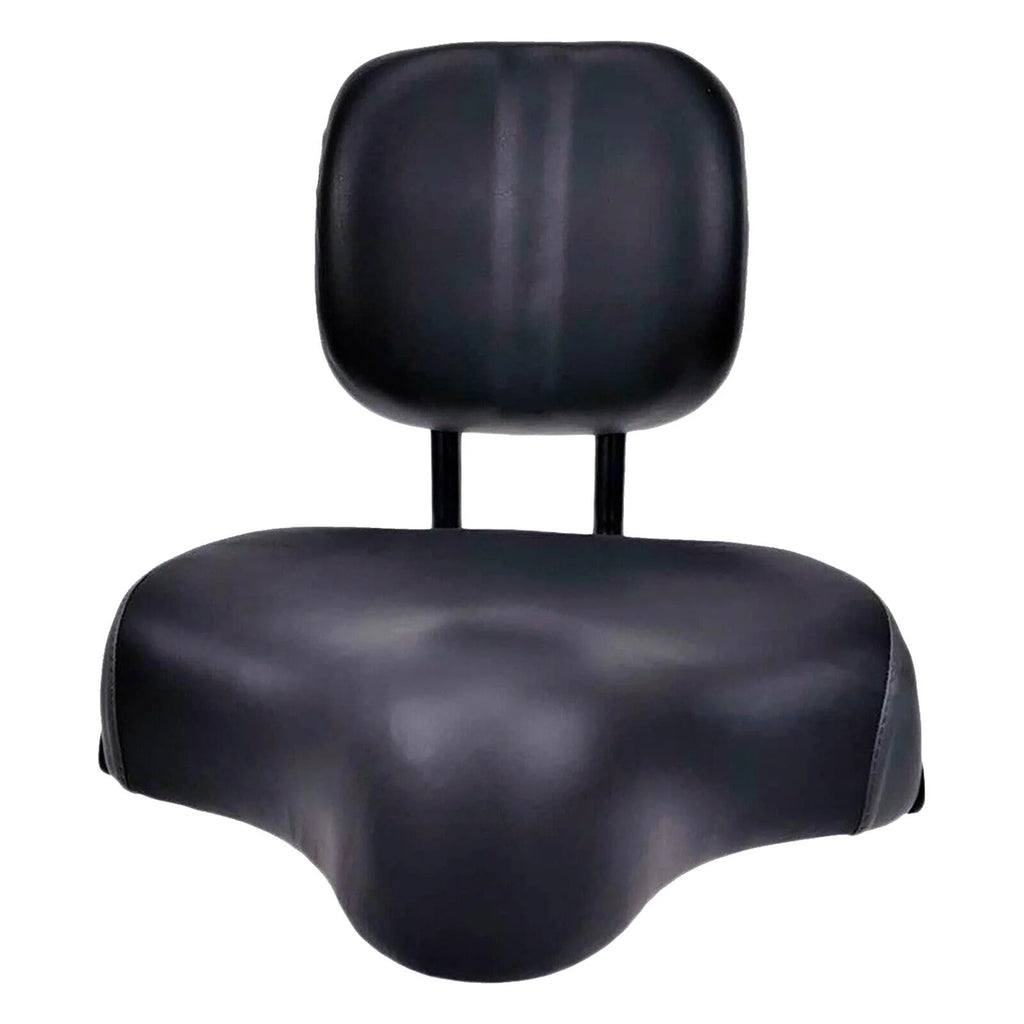 Black Bicycle Saddle with Soft Back M67713