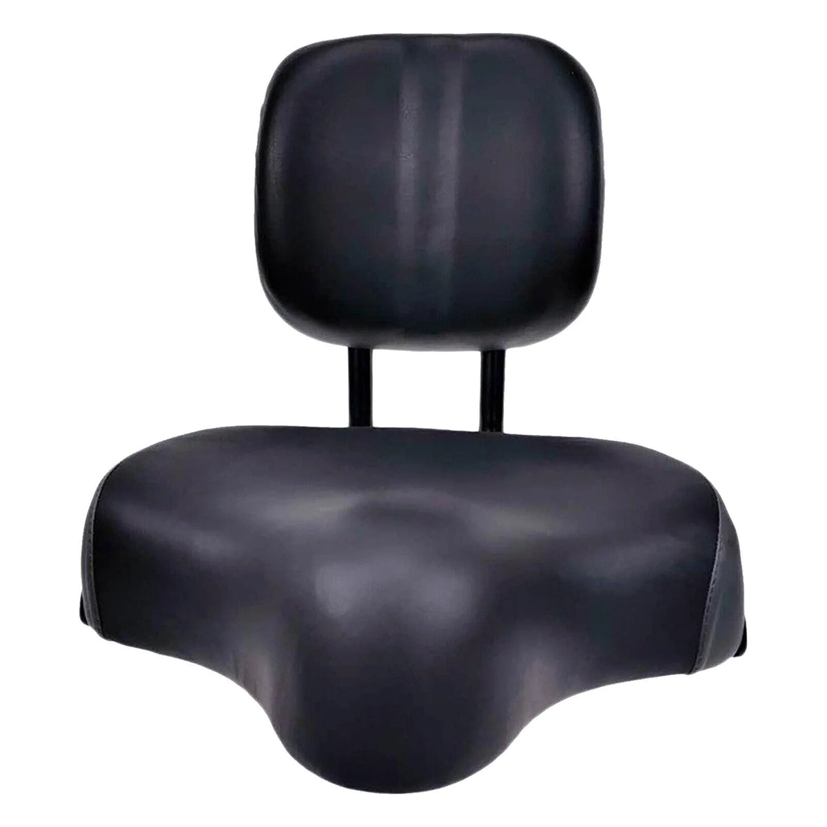 Black Bicycle Saddle with Soft Back M67713