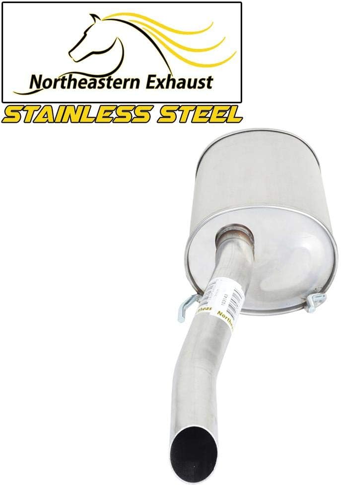 Stainless Steel Resonator Muffler Pipe Exhaust System Kit Z71355