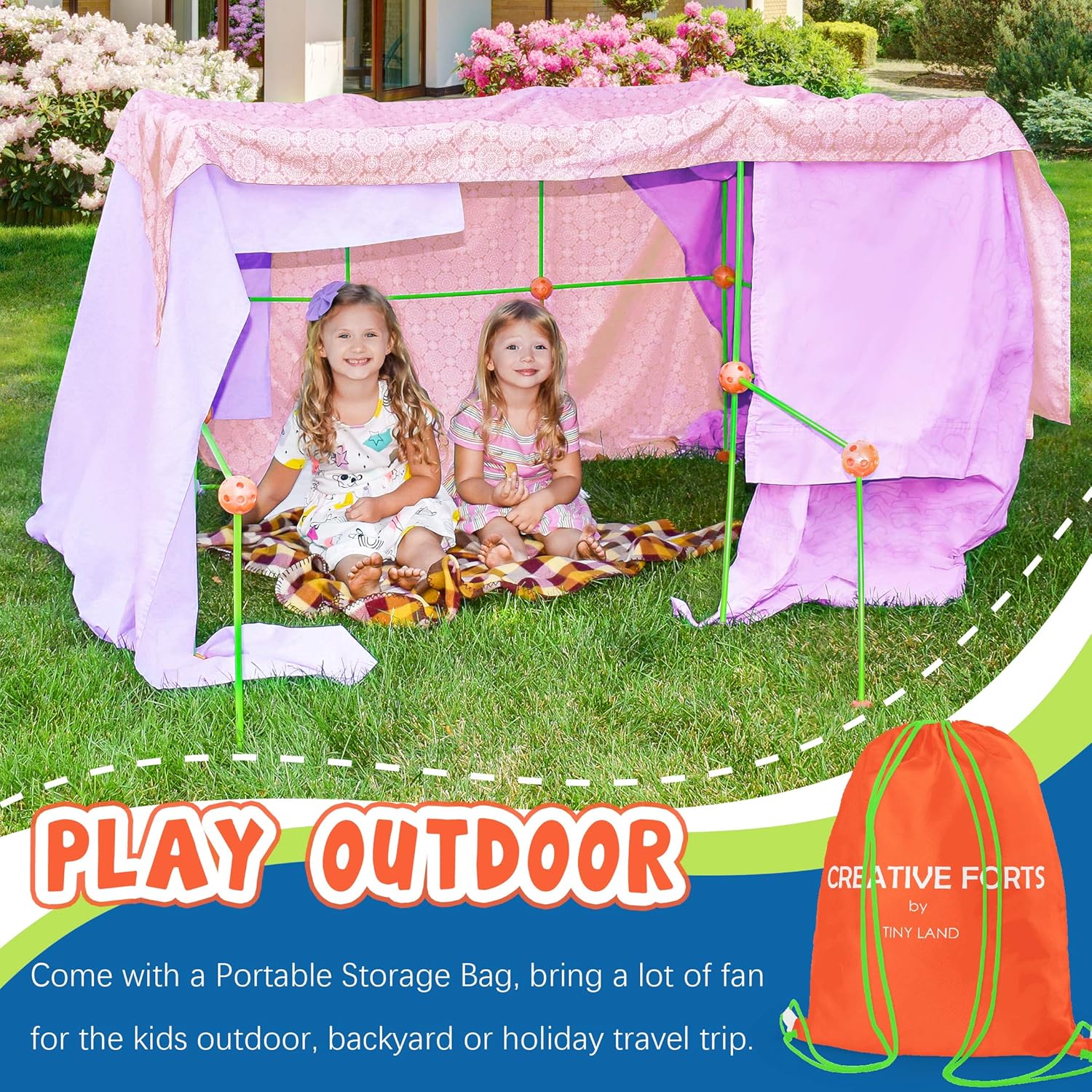 130 Pieces Fort Building Kit STEM Toy S600543