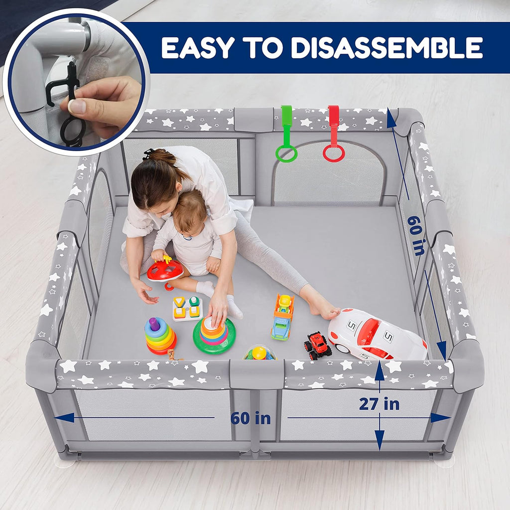 X-Large Foldable Baby Playpen with Carry-Case R9114
