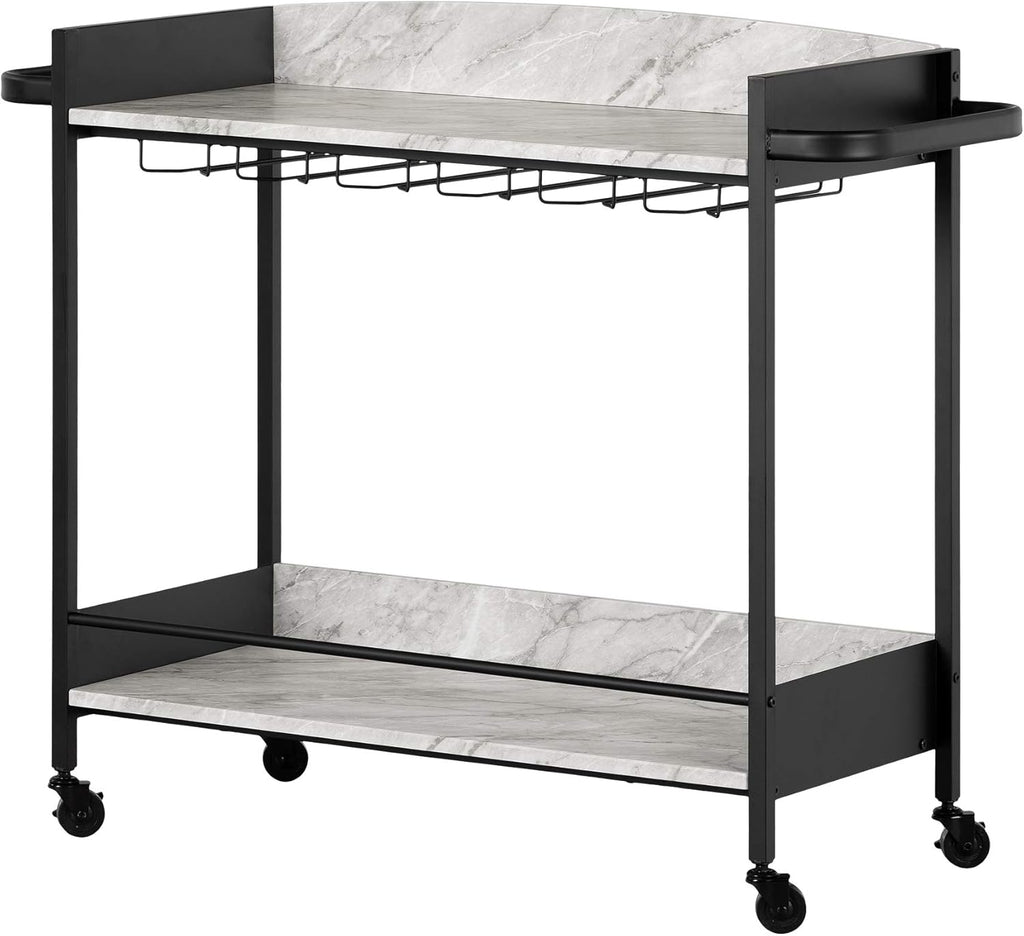 Black and Weathered Oak Cart J2869