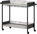 Black and Weathered Oak Cart J2869