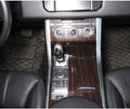 Red Ash Wood Grain ABS Plastic Center Console Cover Trim O5266