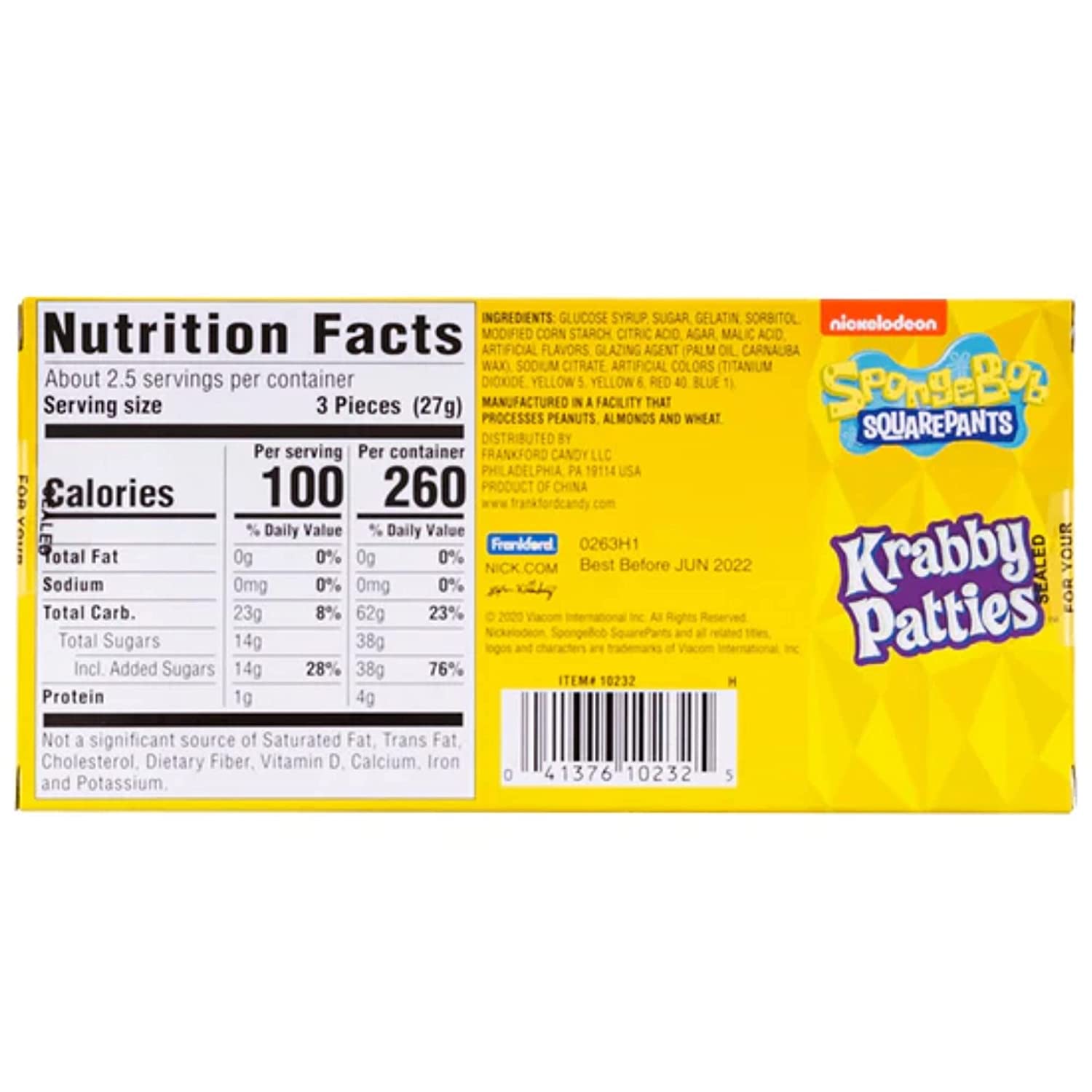 Chewy Gummy Candy, 2.54 Ounces, 3 Pack X261083