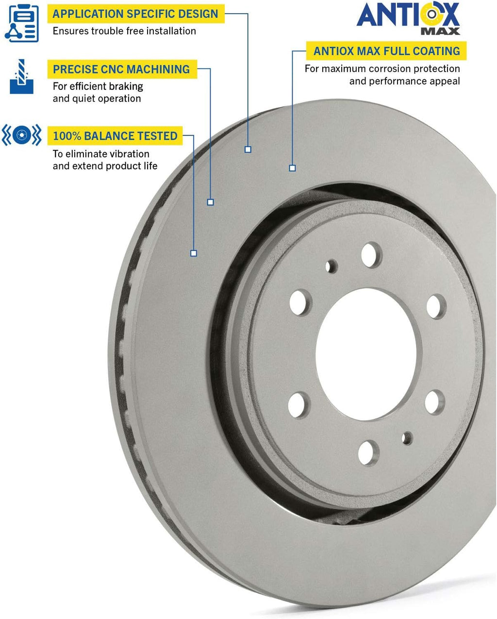Rear Brake Rotor Pack of 2 K504950
