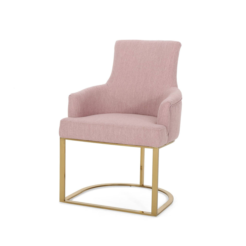 Light Blush Modern Glam Chair G3602