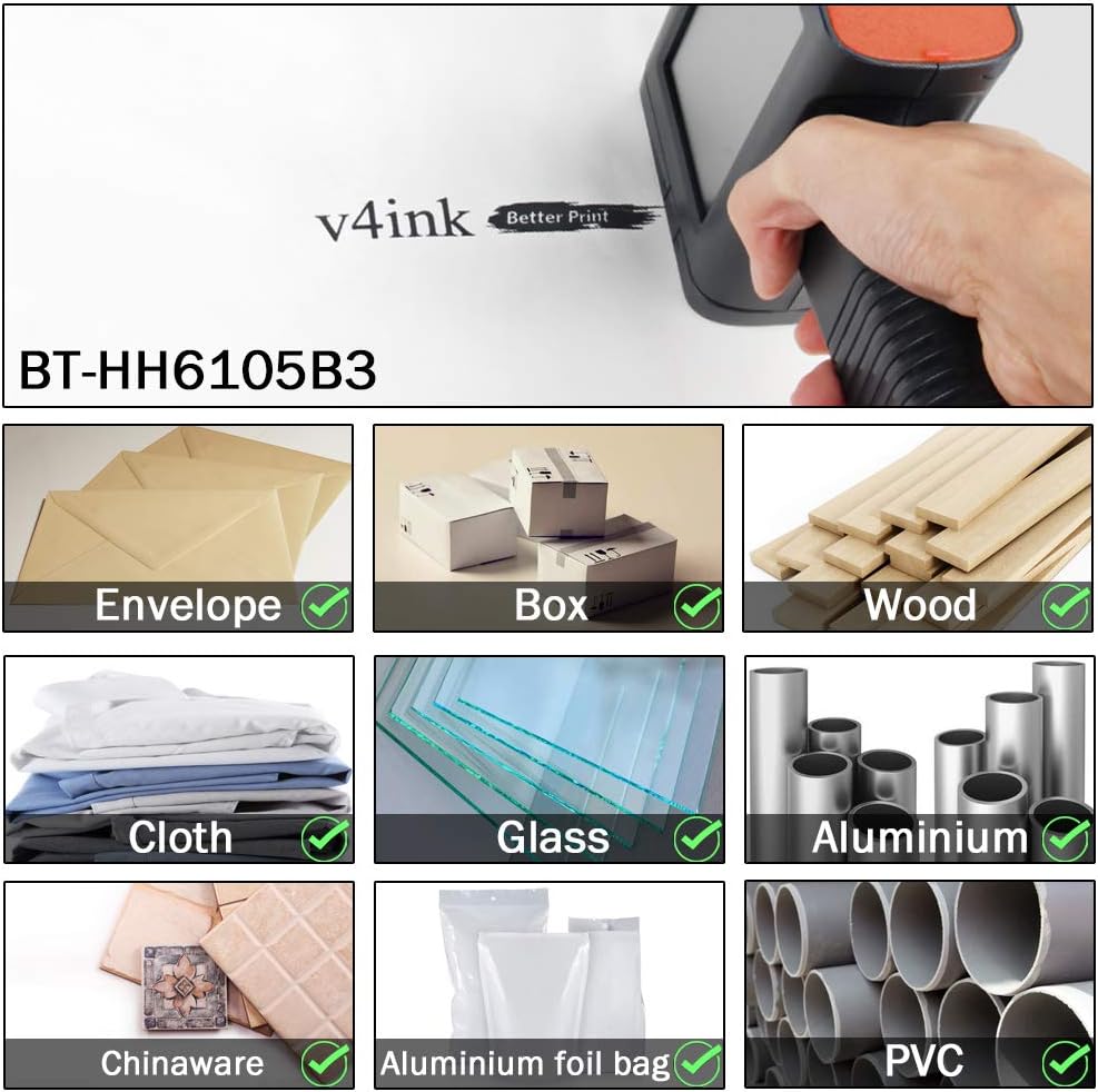 Portable Handheld Printer Labeler with 4.3 Inch HD LED Touch Screen M955982