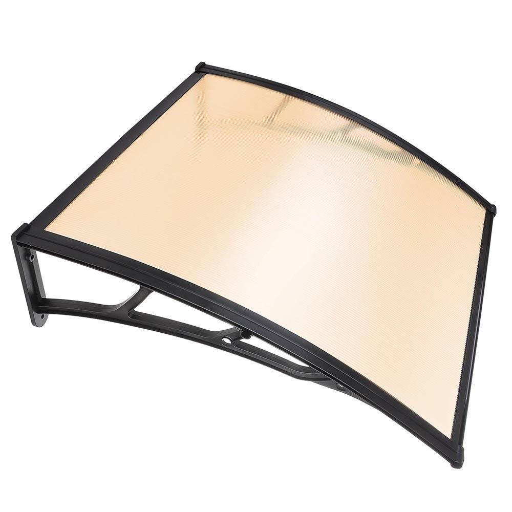 2pcs 40x40x22 Polycarbonate Window Door Awning I1697