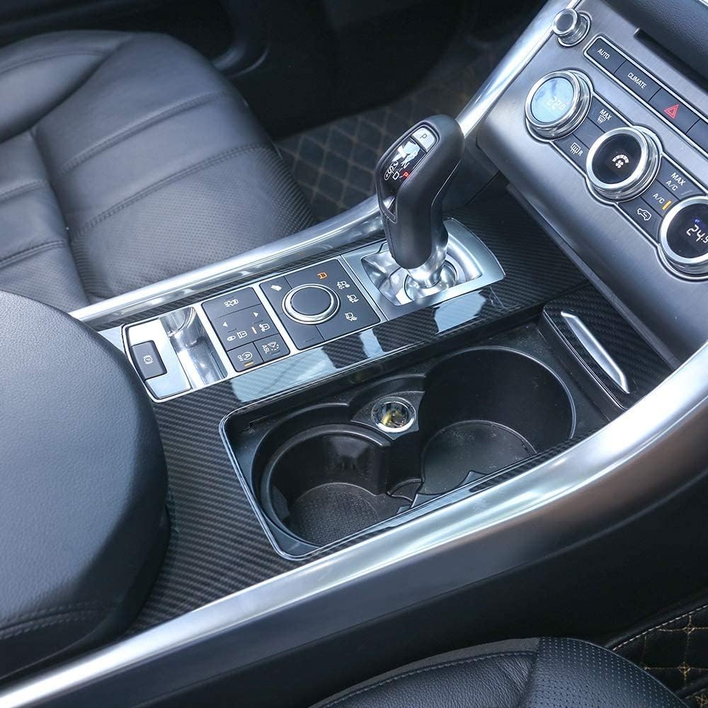 Red Ash Wood Grain ABS Plastic Center Console Cover Trim O5266