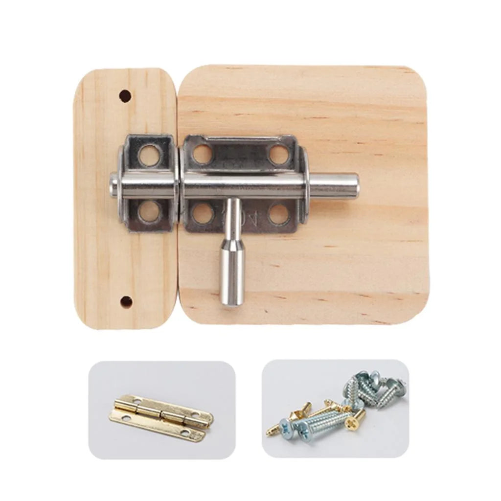 Montessori DIY Lock Latch Puzzle B78410