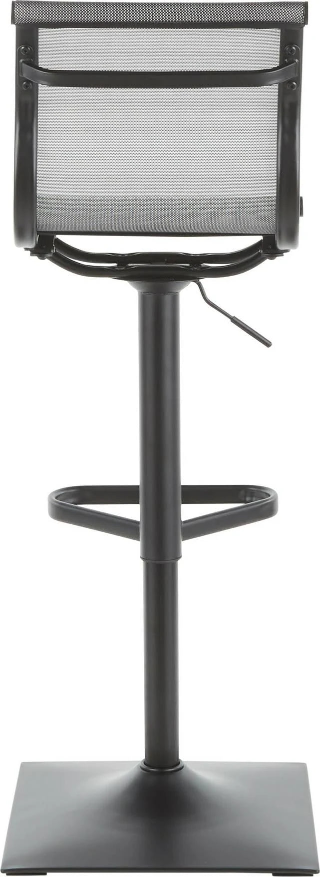 Black Silver Barstool C729