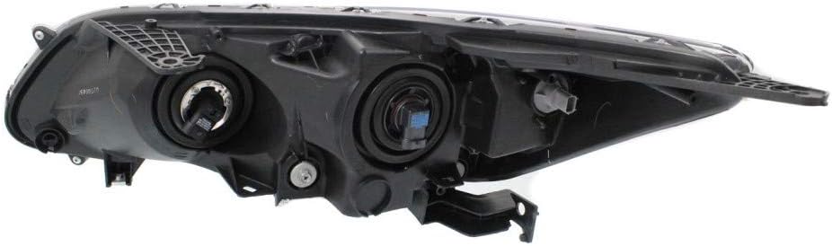 Honda Accord Headlight 2013 2014 2015 Driver Side Halogen Bulbs Included Sedan P9981