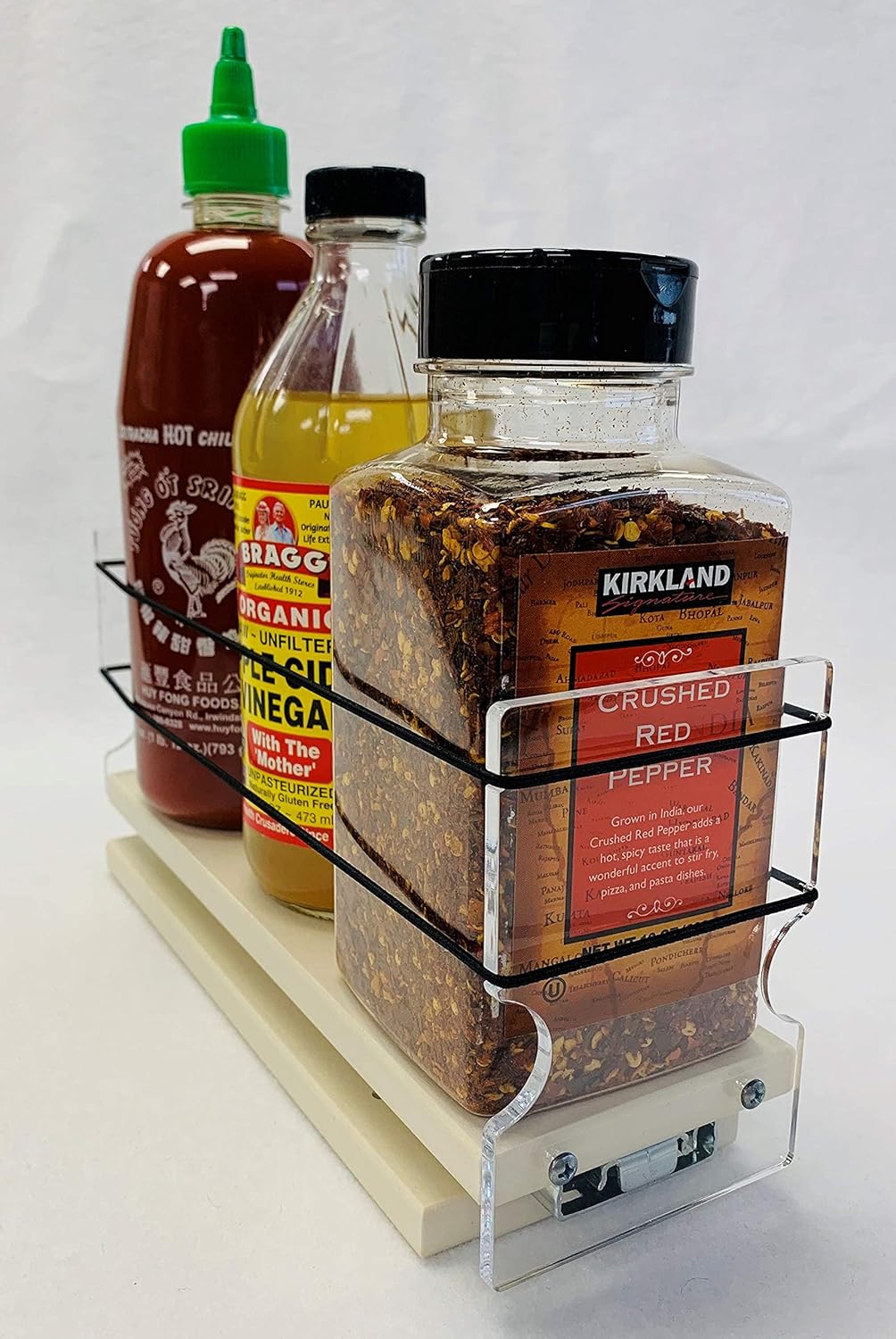 Spice Rack with Large Container Drawer B8510