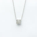 Platinum Diamond Bezel Set Necklace S330781
