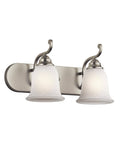 Two Light Brushed Nickel Bath N35768