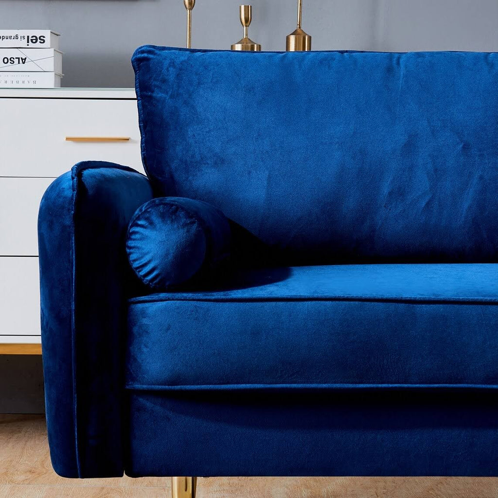Blue Velvet Sofa V912