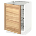 White Base Cabinet with Wire Baskets C99080