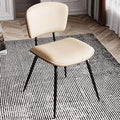 Beige Fabric Dining Chair Pack of 2 Q67354