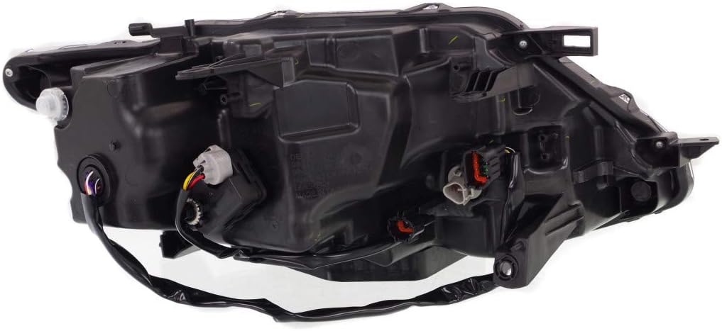 Head Light Assembly Driver Side Black Housing N826344