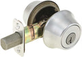Satin Chrome Double Cylinder Deadbolt U59339