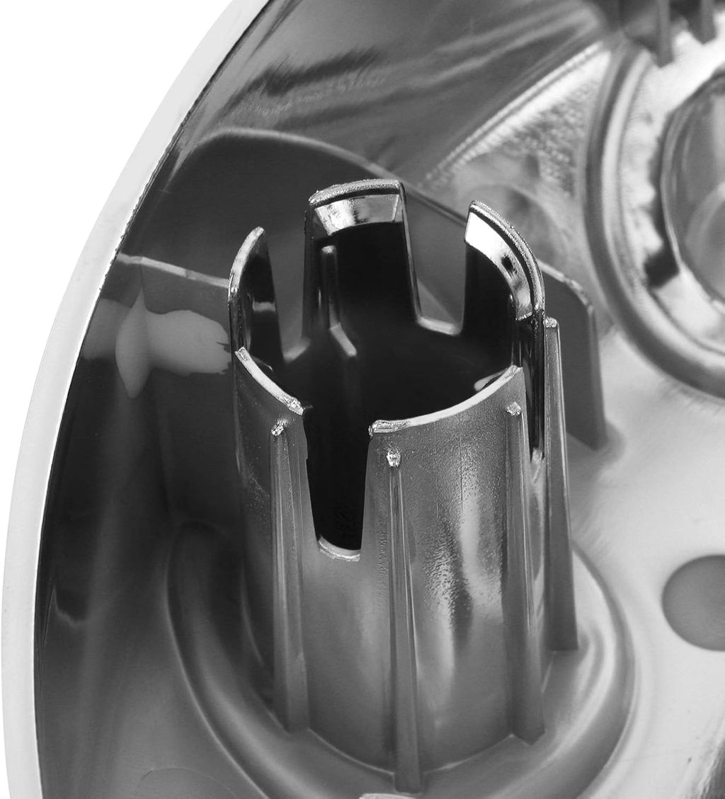 Chrome Wheel Center Hub Cap 10 Lug Pack of 2 M4667