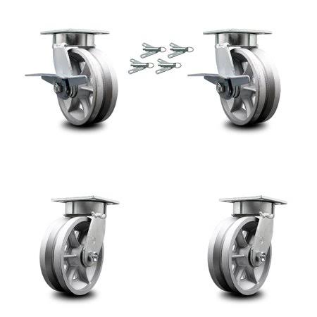 6x22 V Groove Semi Steel Caster P53014