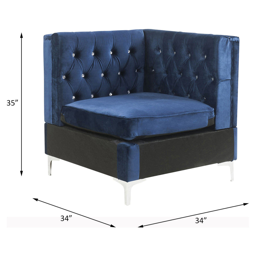 Blue Modular Wedge Upholstery T977859