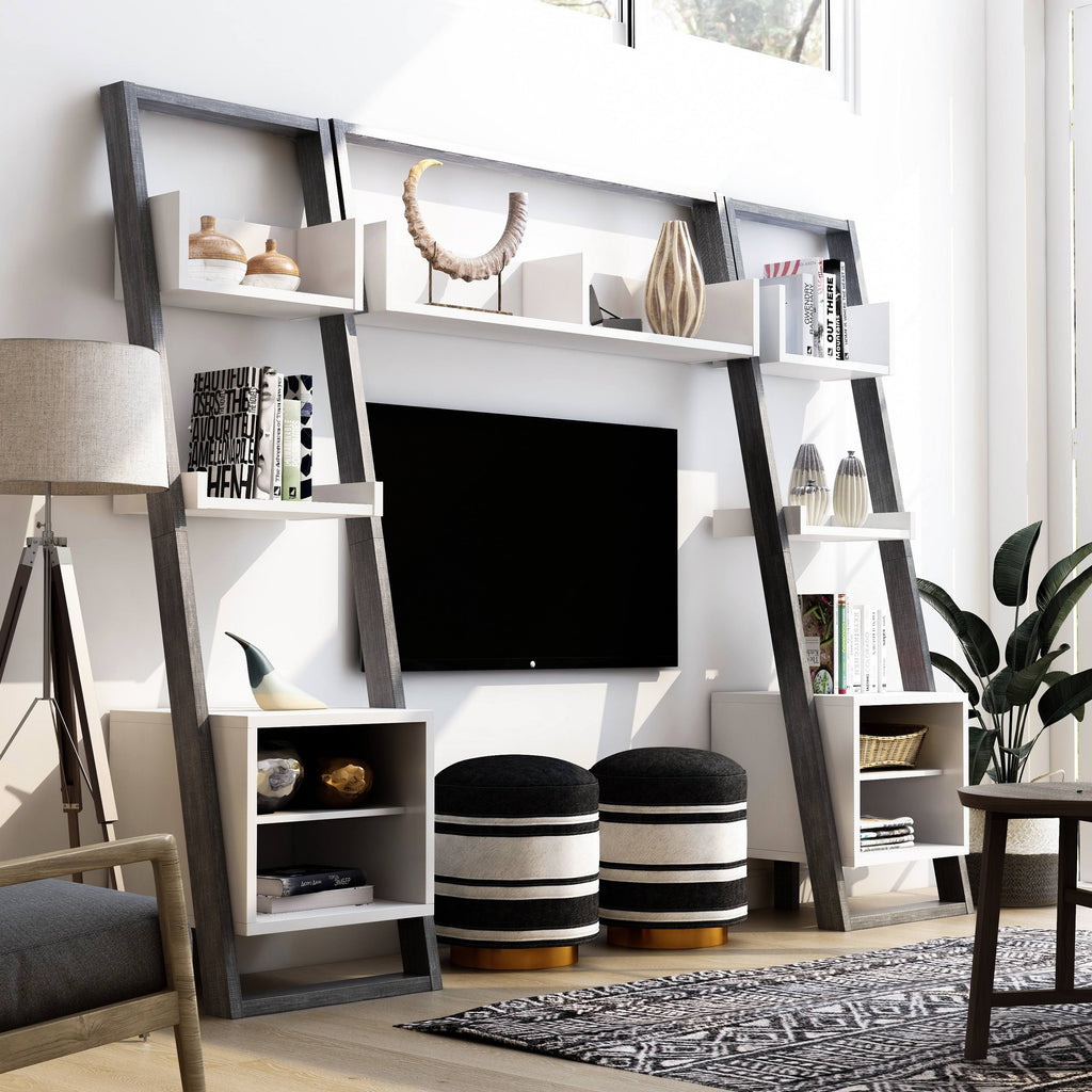 Natural White Entertainment Center T290856