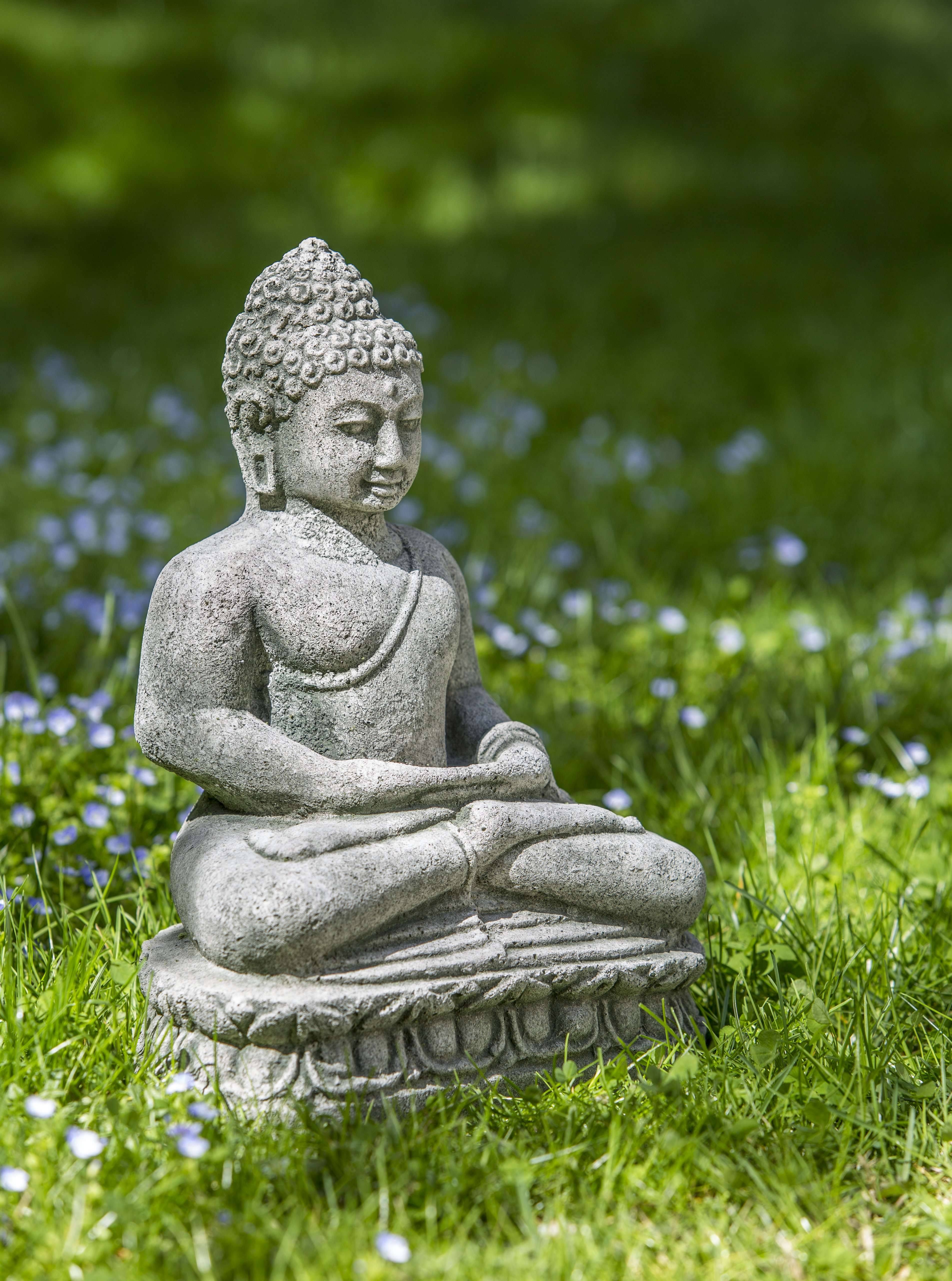 Aged Limestone Buddha Statue N492