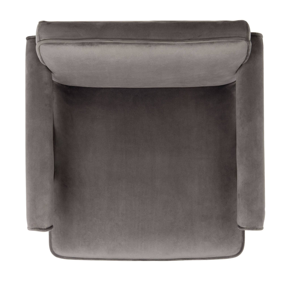 Mid-Century Arm Chair Dark Grey Walnut U332309
