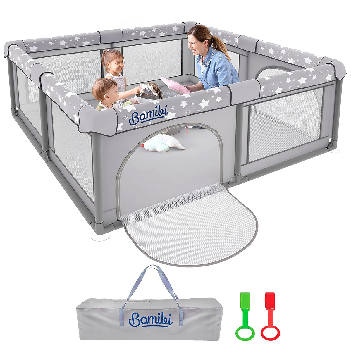 X-Large Foldable Baby Playpen with Carry-Case R9114