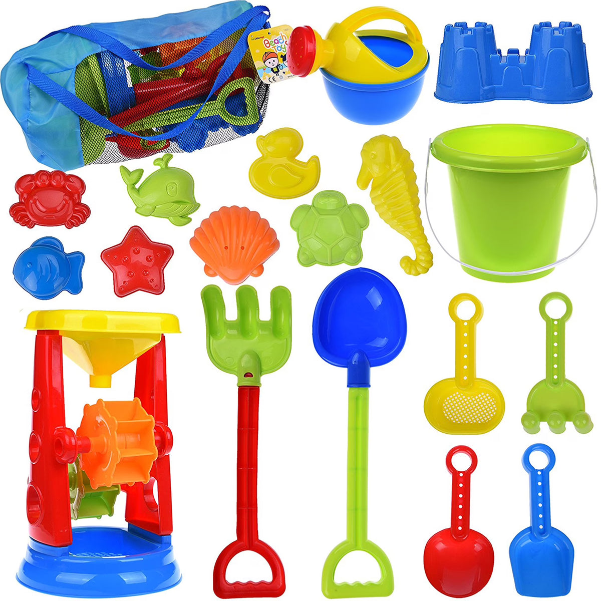 19 Pcs Beach Sand Toys Set R1323