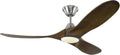 Matte Black 60 Ceiling Fan with LED Light and Remote Control V2937