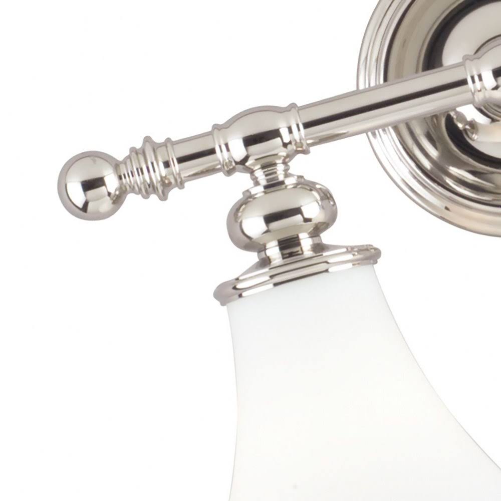 2 Light Bath Bracket, Satin Nickel U1325