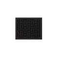 Black Powder Cast Iron Wall Register J8652