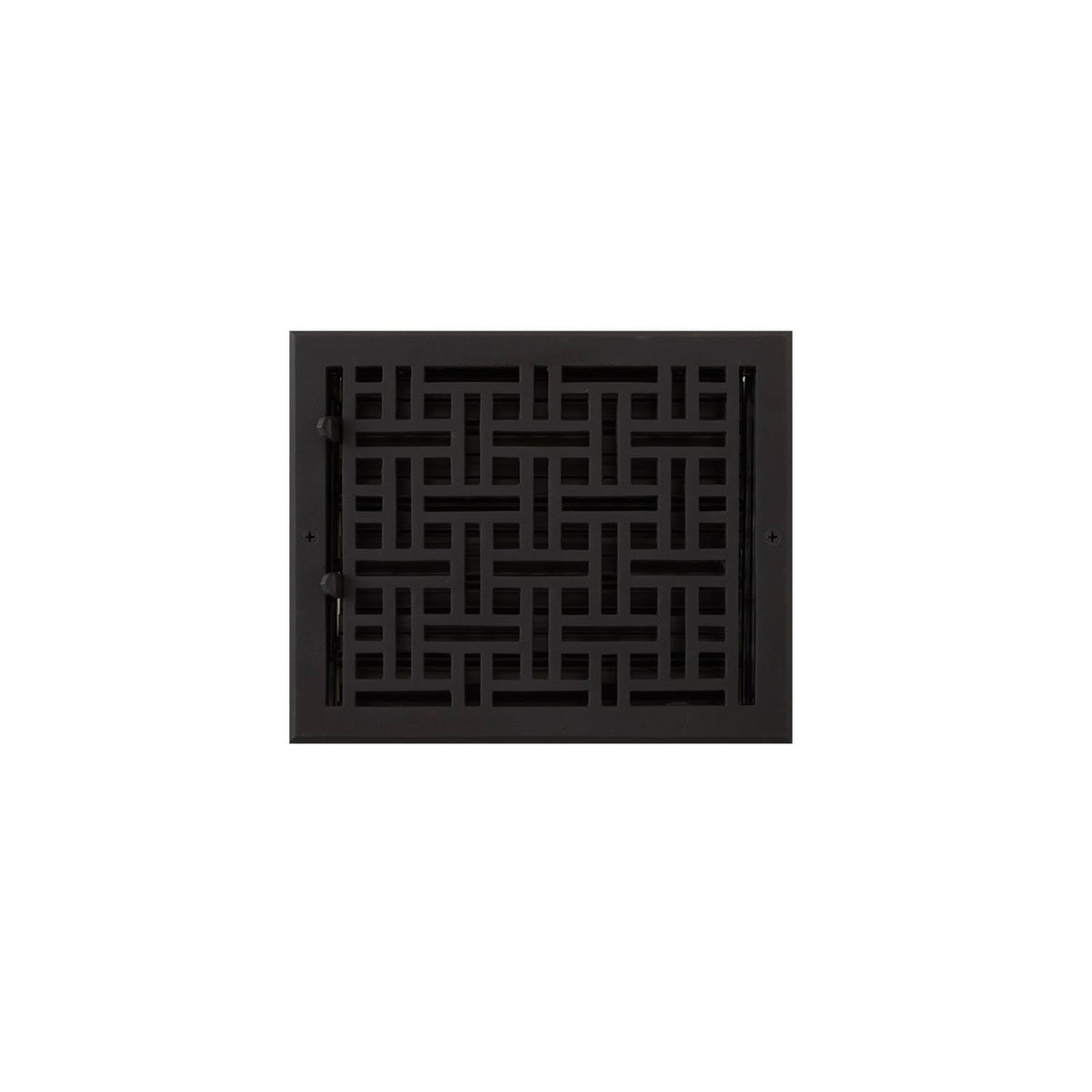 Black Powder Cast Iron Wall Register J8652