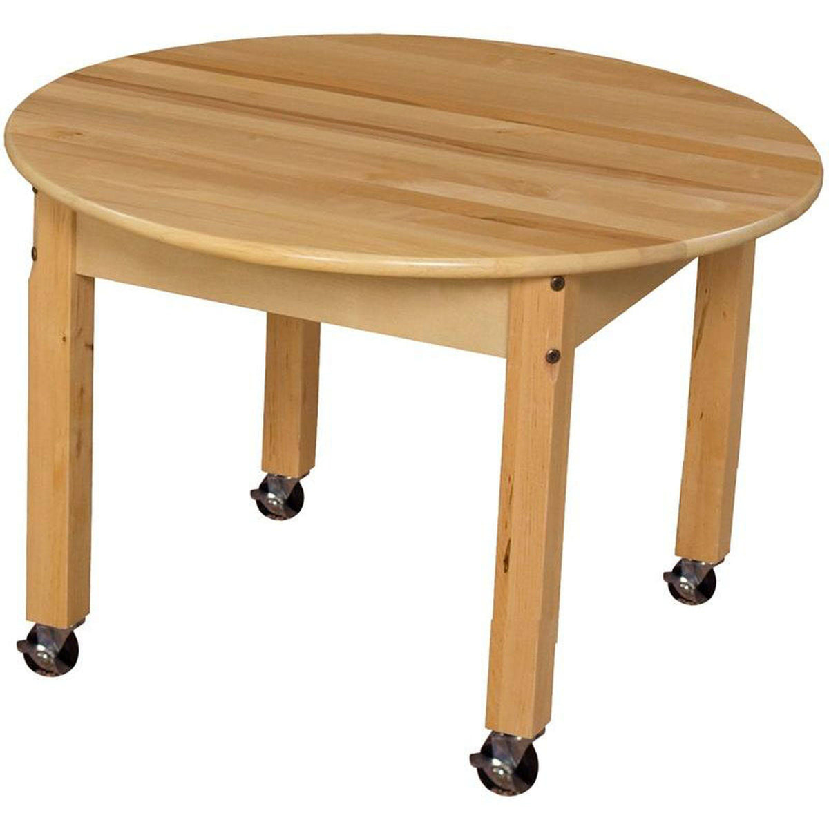 Round Hardwood Table with Legs L691372